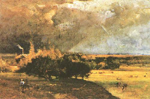 George Inness Coming Storm France oil painting art